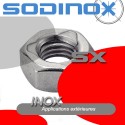 Ecrou autofrein metal DIN 980 inox